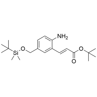 tert-butyl (E)-3-(2-amino-5-(((tert-butyldimethylsilyl)oxy)methyl)phenyl)acrylate