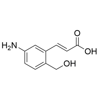 (E)-3-(5-amino-2-(hydroxymethyl)phenyl)acrylic acid