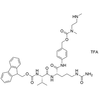 Fmoc-Val-Cit-PAB-NMeCH2CH2NHMe TFA 