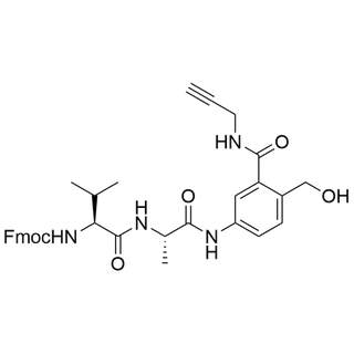 Fmoc-Val-Ala-PAB-3-propargylamide-OH