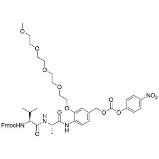 Fmoc-Val-Ala-PAB-2-(m-PEG4)-PNP