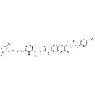 Mc-Val-Ala-1-(7-amino-2-oxo-2H-chromen-3-yl)ethyl-PNP