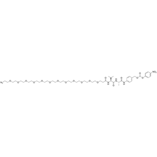 Azido-PEG12-Val-Ala-PAB-PNP