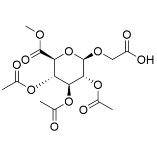 Methyl 2-glycolic-3,4,5-tri-OAc-ß-D-glucopyranuronate
