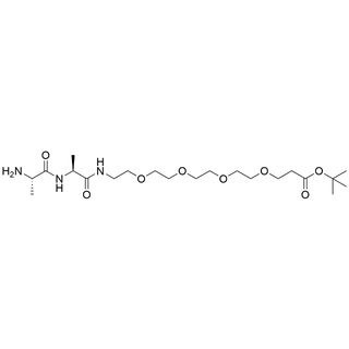 Ala-Ala-PEG4-t-Bu ester