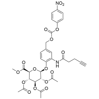 MAC glucuronide linker-2-N-pent-4-ynoic amide-PNP