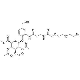 MAC glucuronide linker-2-N-beta-Ala-C2-PEG2-Azide