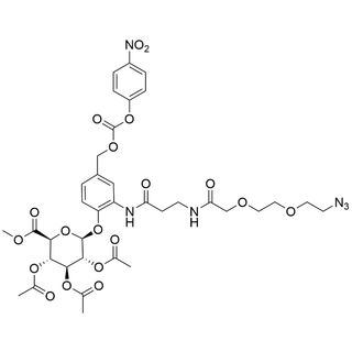 MAC glucuronide linker-2-N-beta-Ala-C2-PEG2-Azide-PNP