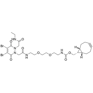 Dibromopyridazinediones-N-(N-ethylacetamide)-N'-acetamide-PEG2-endo-BCN