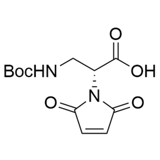 (R)-3-((tert-butoxycarbonyl)amino)-2-(2,5-dioxo-2,5-dihydro-1H-pyrrol-1-yl)propanoic acid