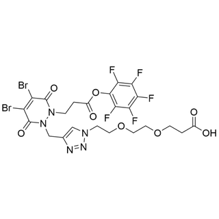 Dibromopyridazinediones-N-PFP-Propanoate-N'-Methyl-Triazole-PEG2-Acid
