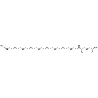 2-((Azido-PEG8-carbamoyl)methoxy)acetic acid