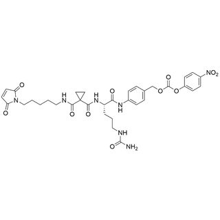 Mal-C5-amide-cPr-Cit-PNP-PAB