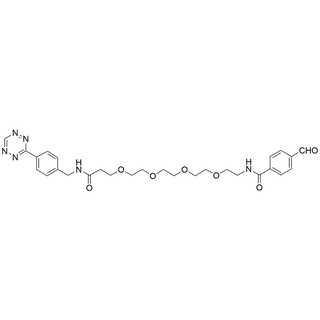 Tetrazine-NHCO-PEG4-amido-Ph-CHO