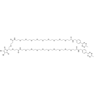 2-DBM-1,3-bis(methyltetrazine-NHCO-PEG9-amidoethoxy)propane