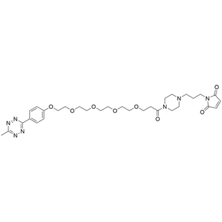 Methyltetrazine-O-PEG5-amido-PZ-C3-Mal