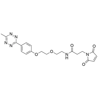Methyltetrazine-O-PEG2-amido-C2-Mal