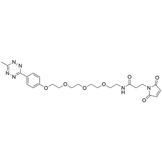 Methyltetrazine-O-PEG4-amido-C2-Mal