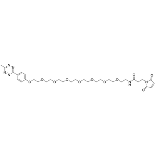 Methyltetrazine-O-PEG8-amido-C2-Mal