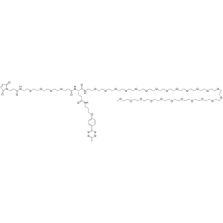 (Amido-Mal-PEG4)-Glu(methyltetrazine-O-propylamido)-(m-PEG24)