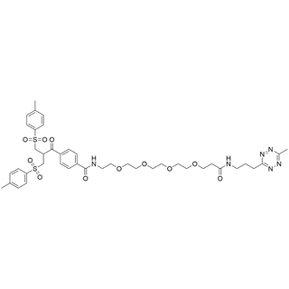 Bis-sulfone-PEG4-amido-(6-methyltetrazine-3-propyl)
