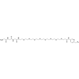 Gly-Gly-Gly-PEG8-(6-(azidomethyl)nicotinamide)