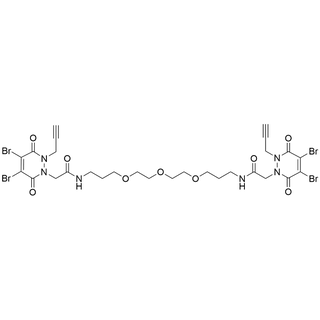 Bis(dibromopyridazinediones-N-Propargyl-N'-acetamide)-C3-PEG3