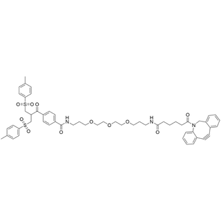 Bis-Sulfone-PEG4-C3-amido-C6-DBCO