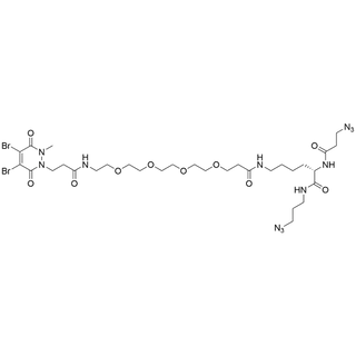 (3-azidopropionyl)-Lys(dibromopyridazinediones-N-methyl-N'-propanamido-PEG4-amido)-(3-azidopropylamide)