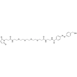 Mal-C2-amido-PEG4-amido-EN-(E)-4-((4-(hydroxymethyl)phenyl)diazenyl)benzamide