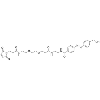 Mal-C2-amido-PEG2-amido-EN-(E)-4-((4-(hydroxymethyl)phenyl)diazenyl)benzamide