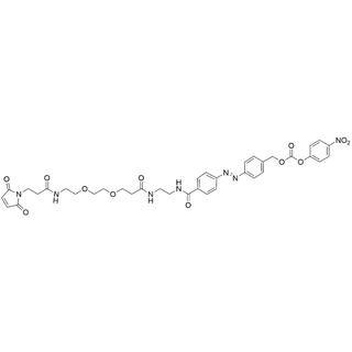 Mal-C2-amido-PEG2-amido-EN-(E)-4-((4-PNP-benzyl carbonate)diazenyl)benzamide