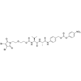 DBM-PEG1-carbamate-Val-Ala-PAB-PNP