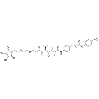 DBM-PEG2-amido-Val-Ala-PAB-PNP