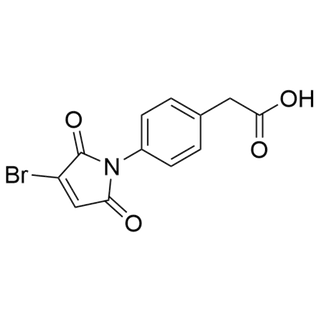 2-(4-(3-bromo-2,5-dioxo-2,5-dihydro-1H-pyrrol-1-yl)phenyl)acetic acid