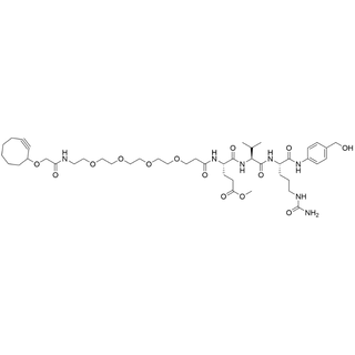 2-(Cyclooct-2-yn-1-yloxy)acetamide-PEG4-amido-Glu(OMe)-Val-Cit-PAB-OH