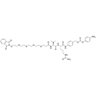 Phthalimidyoxyl-PEG4-Val-Cit-PAB-PNP
