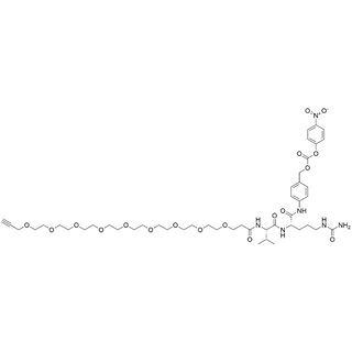 Propargyl-PEG9-Val-Cit-PAB-PNP