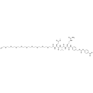 Propargyl-PEG9-Glu(OMe)-Val-Cit-PAB-PNP