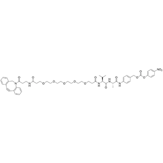 DBCO-NHCO-PEG5-amido-Val-Ala-PAB-PNP