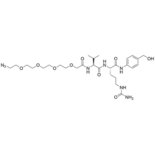 Azido-PEG4-C2-amido-Val-Cit-PAB-OH