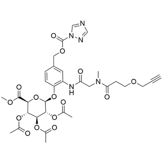 MAC glucuronide linker-2-(Propargyl-PEG1-Sar)-CH2O-carbonyltriazole