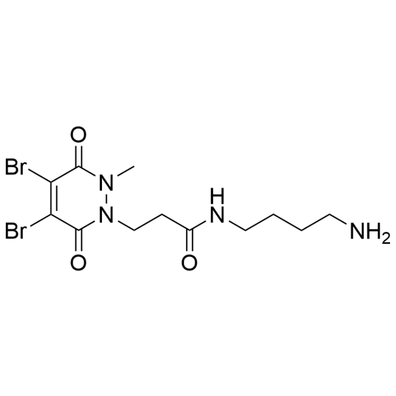 N-(4-aminobutyl)-3-(4,5-dibromo-2-methyl-3,6-dioxo-3,6-dihydropyridazin-1(2H)-yl)propanamide
