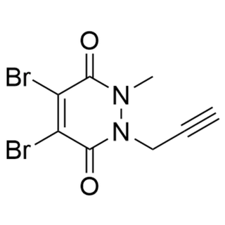 4,5-dibromo-1-methyl-2-(prop-2-yn-1-yl)-1,2-dihydropyridazine-3,6-dione