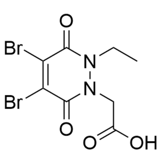 2-(4,5-dibromo-2-ethyl-3,6-dioxo-3,6-dihydropyridazin-1(2H)-yl)acetic acid