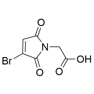 2-(3-bromo-2,5-dioxo-2,5-dihydro-1H-pyrrol-1-yl)acetic acid