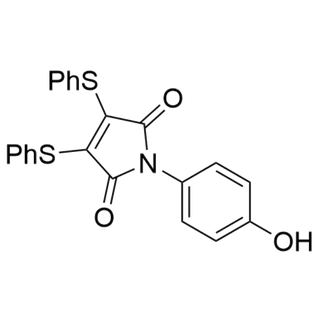1-(4-hydroxyphenyl)-3,4-bis(phenylthio)-1H-pyrrole-2,5-dione