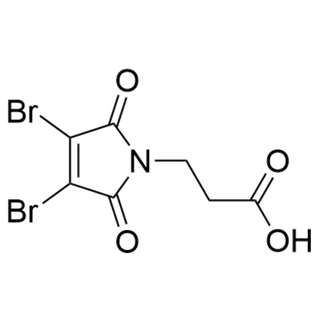 3-(3,4-dibromo-2,5-dioxo-2,5-dihydro-1H-pyrrol-1-yl)propanoic acid