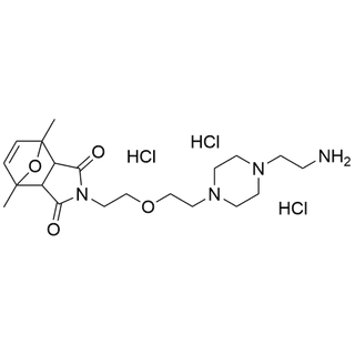 2-(2-(2-(4-(2-aminoethyl)piperazin-1-yl)ethoxy)ethyl)-4,7-dimethyl-3a,4,7,7a-tetrahydro-1H-4,7-epoxyisoindole-1,3(2H)-dione trihydrochloride