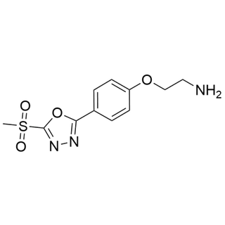 2-(4-(5-(methylsulfonyl)-1,3,4-oxadiazol-2-yl)phenoxy)ethan-1-amine